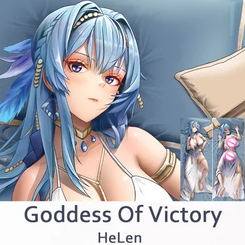 A Győzelem istennője Nikke Helen Cosplay Dakimakura Anime Párna Fedezze Dekoratív életnagyságú Hosszú Ölelés Test Párnahuzat
