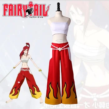 Fairy Tail Anime Cosplay Jelmez Erza Scarlet Cosplay Jelmez Márka Japán Unisex Halloween Jelmez Női Férfi