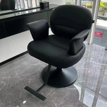 Fekvő Pedikűr, Fodrász Szék Fém, Fekete, Forgatható Hairhair Stílus Szék szépségszalon Barbearia Cadeira Bútor HD50LF