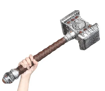 1:1 léptékű 55cm HŰ Jobbágy Doomhammer Fegyver Hammer modell gyermek cosplay Jelmez jelmezes buli Anime színpadi kellékek ajándék
