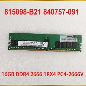 1DB 16GB DDR4 2666 1RX4 PC4-2666V Szerver Memória 815098-B21 840757-091 850880-001 