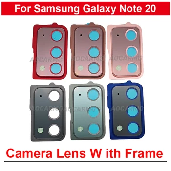 1db Fekete, Kék, Piros, Rózsaszín, Zöld Hátsó Hátsó Kamera Lencséjét A Keret Matrica Csere Része, A Samsung Galaxy Note 20 Note20