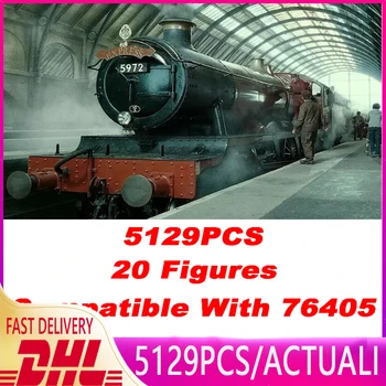 2022 ÚJ 5129PCS Express Vonat Állomás Collectors Edition Modell Játékok, építőelemek Közgyűlés Tégla Gyerekek Karácsonyi Ajándék