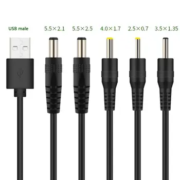 2022 Új USB-DC Port Töltő kábel Kábel DC/5.5x2.1 5.5x2.5 3.5x1.35 4.0x1.7 2.5x0.7
