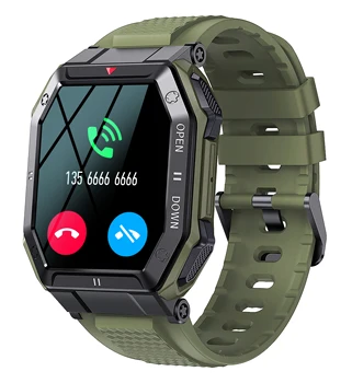 2023 ÚJ K55 Intelligens Karóra Férfi Bluetooth Smartwatch A Férfiak Egészségügyi Vízálló Óra Android IOS Egyéni Tárcsa Egy