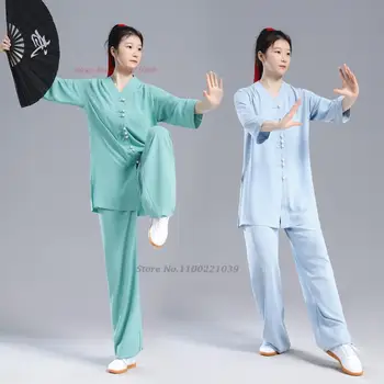 2024 chinse wushu kung fu, tai chi ruházat harcművészeti taijiquan wushu egységes nemzeti maximum+nadrág szett wing chun ruhák