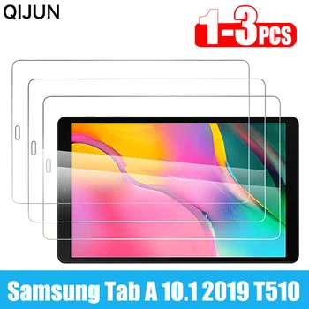 3Pcs Edzett Üveg kijelző Védő fólia Samsung Galaxy Tab EGY 10.1 2019 SM-T510 SM-T515 Buborék Szabad Védőfólia