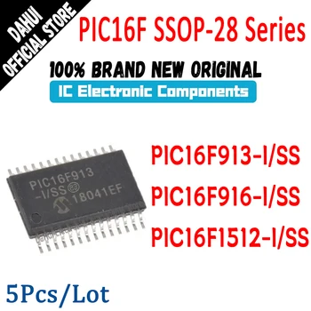 5db/Sok PIC16F913-én/SS PIC16F916-én/SS PIC16F1512-én/SS PIC16F913 PIC16F916 PIC16F1512 PIC16F PIC16 PIC IC MCU Chip SSOP-28