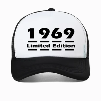 A férfiak Limitált Kiadás 1969 Férfi Baseball Sapka 13 Színek 50 Születésnapi ajándék Apa kalapja Nyári Lélegző Mesh Traktoros kalapok Casquette