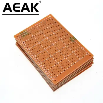 AEAK 10db PCB 5*7CM 5*7 DIY Prototípus Papír PCB Egyetemes Kísérlet Mátrix Áramkör, 5x7CM