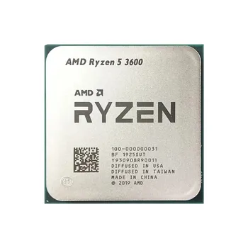 AMD Ryzen 5 3600 R5 3600 3.6 GHz-es Használt JÁTÉK Zen 2 Six-Core Tizenkét Szál CPU Processzor 7NM 65W L3=32M 100-000000031 Socket AM4