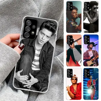 Bruno Mars Amerikai Férfi Énekes Telefon Tok Samsung Galaxy S23 S21 S22 Plus Ultra A12 A32 A53 Átlátszó Telefon Fedél