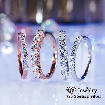 CC Gyűrűk Nők Ragyog Kő Tele Cirkónia Diamant Sorban Gyakorlat Judit Esküvői Finom Ékszerek Csepp Szállítási CC3119