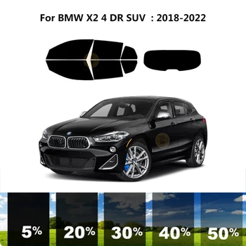 Elővágott nanoceramics autó UV Ablak Árnyalat Kit Autóipari Ablak Film BMW X2 F39 4 DR. SUV 2018-2022