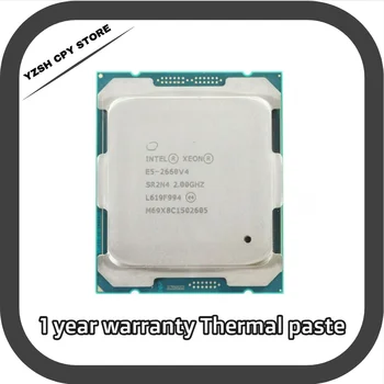 Használt Intel Xeon E5 2660 V4 E5-2660V4 Processzor SR2N4 2.0 GHz Tizennégy magok, 35M LGA 2011-3 CPU