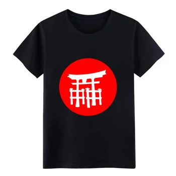 Japán Kapu póló Férfi Nyomtatás Pamut XS-5XL Alapvető Szilárd Grafikus Lélegző Tavaszi Őszi Újdonság Tee