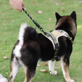 Kutya póráz robbanásbiztos kezelni hám nagy kutya kötél fényvisszaverő pet hám