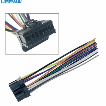 LEEWA Autó ISO 16Pin Hám Rádió Vezeték Adapter Pioneer AVH-100 AVH200BT CD Radop Vezeték Csatlakozó hálózati Kábel #CA6477