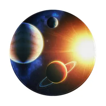 Naprendszer Egér Pad Csillagászat Bolygó Tudomány Anti-Slip Gaming Mousepad Kiegészítők Irodai Otthoni BARKÁCS Divat Egér Szőnyeg