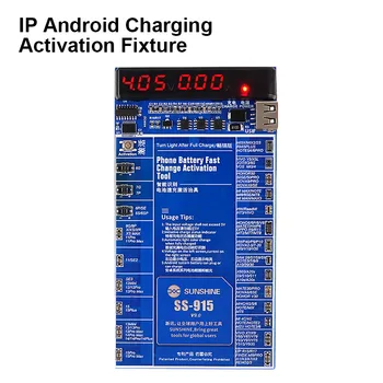 NAPSUGÁR SS-915 IP Android Töltés Aktiválás Lámpatest 6G-15ProMax Intelligens Mobil Telefon Akkumulátor Gyors Töltés Vizsgálati Igazgatóság