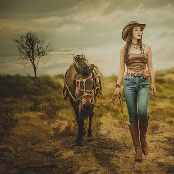 Retro Etnikai Stílusú Levél Toll Öv Lélegző Nők, Férfiak, Összecsukható Szalma Széles Karimájú Strand Cowboy Cowgirl Western Kalap