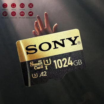 SONY100% eredeti, nagy sebességű SD kártya Class 10 TF kártyával akár 64 gb-128, 256 gb-os 32GB 1TBfor mobiltelefonok/számítógépek/kamerák/megfigyelő