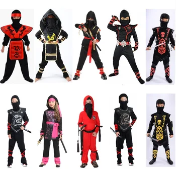 Szilveszteri Buli Pennsylvania Halloween minden szent ruhák gyerekeknek Ninja Gázak hős Szamuráj Ware lány ruha Biztonságos