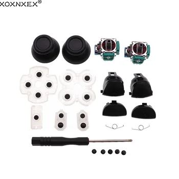 XOXNXEX R2 L2 L1 R1 Trigger Gombok Mod Készlet a PS4 Pro Slim Vezérlő Analóg Stick Caps JDS 050 055