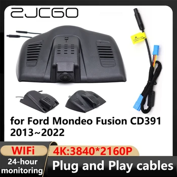 ZJCGO 4K Wifi 3840*2160 Autó DVR Kamera Kamera Videó Felvevő Ford Mondeo Fusion CD391 2013~2022
